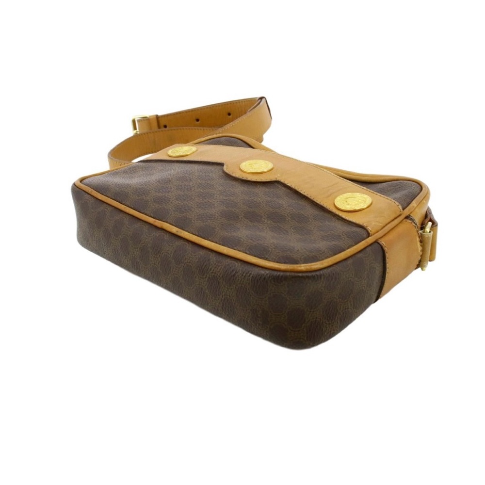 Brown and Tan CrossbodyCeline Brown Macadam Crossbody  Bag - Picture 5 of 9